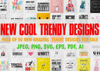Pack of 50 new trendy designs for sale.