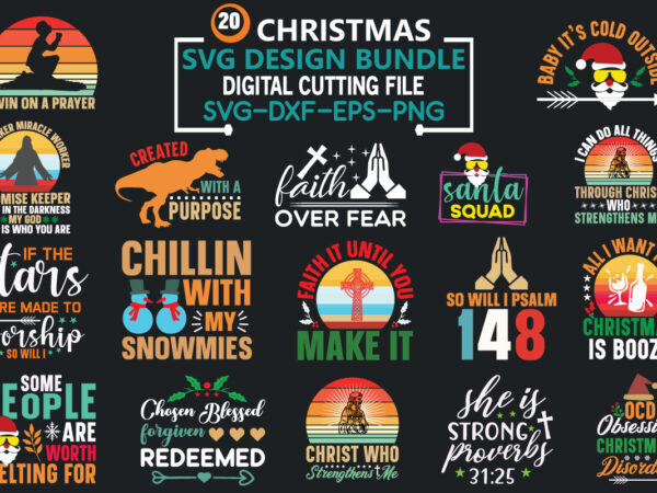 Christmas Svg Bundle t shirt vector file