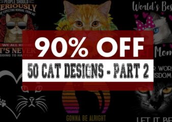 Super Cool Cat Bundle – Part 2 – 90% OFF